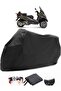Piaggio MP3 500 - قماش دراجة نارية أسود مقاوم للماء ومتين
