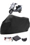 Bisan Pacific 150 Black Motorcycle Tarpaulin Waterproof Durable Fabric
