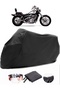 Honda VT 1100 Shadow Black Motorcycle Tarpaulin Waterproof Durable Fabric