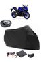Yamaha YZF R25 ABS Rear Bag Compatible Black Motorcycle Tarpaulin Waterproof Durable Fabric