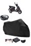 Kanuni Ronny S Backpack Compatible Black Motorcycle Canvas Waterproof Durable Fabric