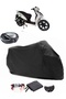 Lifan Traveler 125 Backpack Compatible Black Motorcycle Tarpaulin Waterproof Durable Fabric