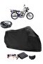 Falcon Leopard 222 Backpack Compatible Black Motorcycle Tarpaulin Waterproof Durable Fabric