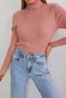 Women's Powder Lycra Stretchy Turtleneck Knitwear Sweater - 8