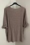 Women's Italian Mink Round Collar Sequin Star Embroidered Casual Long Sleeve Knitwear Blouse Sweater - 2