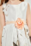 FLOWER PATTERNED FLUFFY DRESS - 5