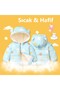 Winter Coats for Babies, Boys and Girls, Hooded Fleece Jacket (100 cm-3 Years / Light Blue) - 7