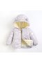Winter Coats for Babies, Boys and Girls, Hooded Fleece Jacket (100 cm-3 Years / Purple)