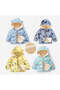 Winter Coats for Babies, Boys and Girls, Hooded Fleece Jacket (100 cm-3 Years / Light Blue) - 4
