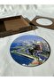 Set of 4 Wooden Coasters with Izmir View - 4