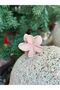 Imported luxury fashion trend matte color powder pink aloha lotus flower women's child buckle large size