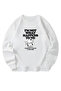 I'm Not What Happens To Me Designed Unisex White Sweatshirt