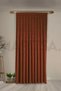 Nubuck Series Copper Close Pleat (1x3) Single Wing Background Curtain - 3