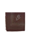 Stone Embroidered Brown Flamed Writing Rose Pattern Scarf 100x100cm - 2