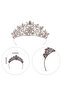 Traditional Bridal Henna And Wedding Crown Special Design Bridal Party Crown Silver - 4
