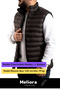 New Season Comfort Model Black Puffer Jacket Water Wind And Cold Proof Men's Puffer Vest - 3