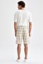 Comfort Fit Striped Cotton Shorts X3219az22sm - 7