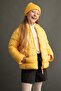 Girl's Hooded Lining Fleece Puffer Coat