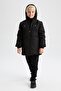 Boy's Plush Lined Hooded Coat - 6