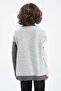 Boy Oversize Fit Crew Neck Sweatshirt X9419A622Wn - 4