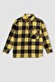 Boy's Oversize Long Sleeve Flannel Shirt - 6