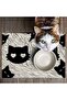 Food and Water Pet Feeding Mat, Easy Cleaning Absorbent Waterproof Fabric, Small Medium - 5
