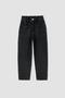 Girl's Slouchy Fit Paperbag Waist Fit Jean Trousers - 6