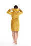 Women's Mustard ultra soft hooded comfortable fit high quality dressing gown - 8