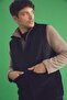 Regular Fit Stand-up Collar Vest - 4