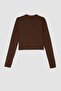 Fitted V-Neck Ribbed Cardigan with Tie Detail - 7