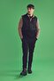 Regular Fit Stand-up Collar Vest - 2