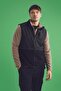 Regular Fit Stand-up Collar Vest