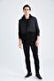Regular Fit Stand-up Collar Vest - 7