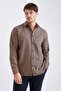 Regular Fit Flannel Long Sleeve Shirt Y4183az22wn - 4
