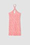 Bodycon Wrap Neck Floral Jacquard Mini Dress Y4853az22sm - 8