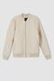 Regular Fit College Collar Bomber Jacket Faux Leather Coat - 7