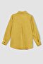 Girl's Corduroy Long Sleeve Shirt - 8