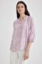 Traditional Regular Fit Collar Patterned Shirt