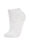 Women's 5-Piece Cotton Booties Socks Y6646Azns - 4