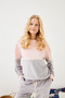 Soft Textured Women's Pajamas Set Loungewear Sleepwear Homewear - 3