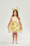 JACQUARD FLUFFY SKIRT GIRL'S DRESS - 2