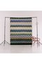Multicolored Zig Zag Geometric Triangle Shape Patterned Modern Decorative Carpet 2009 - 5