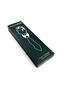 ربطة عنق رفيعة من الساتان الأسود العادي للجنسين - 4