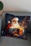 Christmas Themed Santa Claus Photo Digital Printed 2-Piece Ornamental Throw Pillow Pillow Case Set - 3