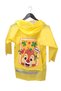 Unisex Children's Hooded Raincoat - Animal Figure, Yellow Color, Bag Protected - 7