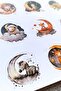12 Pieces Sleepy Animals Sticker Set Cute Animals Sticker Kids Sticker - 4