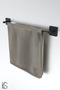 Adhesive Black Blow Dryer Hanger Long Towel Holder Long Towel Flux hair dryer holder - 2