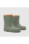 Unisex Children's Boots Tokıo Borreguito Rain Boots with Fur Inside W10290-Green