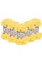 6 Pieces for 90X90 Baby Blanket Puffy / Yellow 216