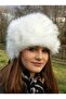 Winter Faux Fur Kalpak Hat - Cozy Sweater Russian Style Winter Hat - 3
